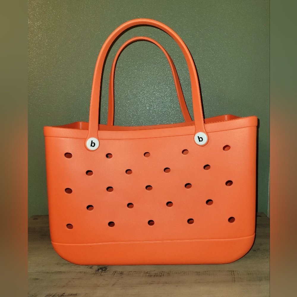 Eva Summer/Beach Tote Rubber Bag XL (Unbranded) Orange